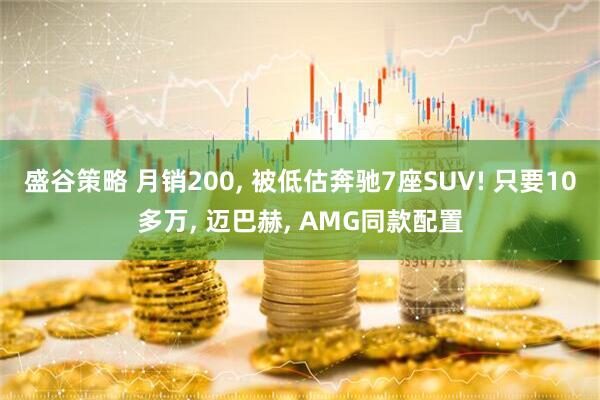 盛谷策略 月销200, 被低估奔驰7座SUV! 只要10多万, 迈巴赫, AMG同款配置